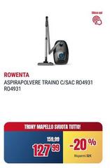 Rowenta - Aspirapolvere Traino C/Sac RO4931