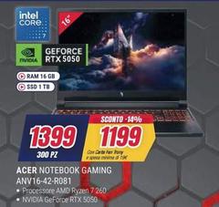 Acer - Notebook Gaming ANVI-16-42-R081