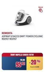 Rowenta - Aspirap S/Sacco Swift Power Cyclonic RO2957