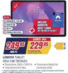 Lenovo - Tablet Idea Tab Tb3336zu