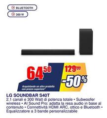 LG - Soundbar S40T