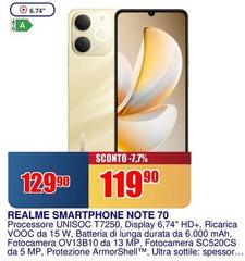 Realme - Smartphone Note 70