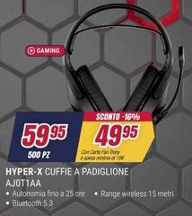 Hyper-x Cuffie A Padiglione Ajoti Aa