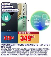 Honor - Smartphone Magic8 Lite + X7 Lite + Tpu Case
