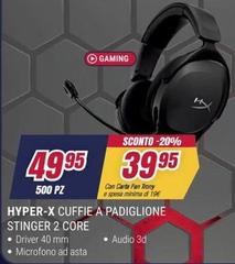 Asta - Cuffie A Padiglione Stinger 2 Core