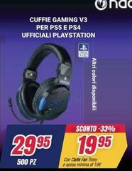Cuffie Gaming V3 Per Ps5 E Ps4