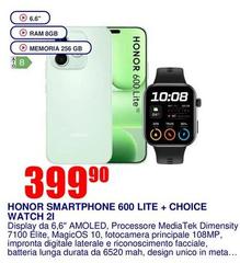 Honor - Smartphone 600 Lite + Choice Watch 21