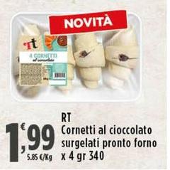 RT - Cornetti Al Cioccolato Surgelati Pronto Forno 