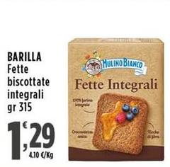 Barilla - Fette Biscottate Integrali 
