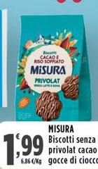 Misura - Biscotti Senza Olio Di Palma Privolat Cacao E Riso