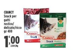 Crancy - Snack Per Gatti Rustico/Delicato/Ricco 