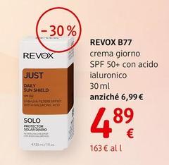 Revox B77 - Crema Giorno Spf 50+ Con Acido Ialuronico 30 Ml