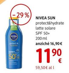 Nivea Sun - Protect&Hydrate Latte Solare Spf 50+ 200 Ml