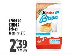 Ferrero - Kinder Brioss Latte 