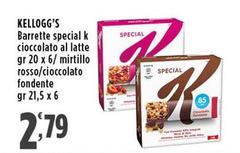 Kelloggs - Barrette Special K Cioccolato Al Latte Rosso/Cioccolato Fondente 