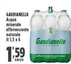 Gaudianello - Acqua Minerale Effervescente Naturale 
