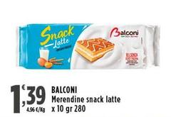 Balconi - Merendine Snack Latte
