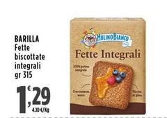 Barilla - Fette Biscottate Integrali