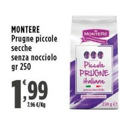 Monterè - Prugne Piccole Secche Senza Nocciolo