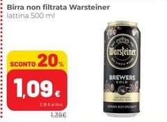 Warsteiner - Birra Non Filtrata
