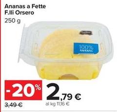 F.lli orsero - Ananas A Fette