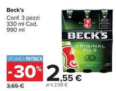 Becks - Conf. 3 Pezzi