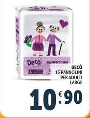 Gusto decò - 15 Pannolini Per Adulti Large