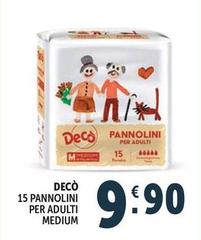 Gusto decò - 15 Pannolini Per Adulti Medium