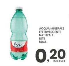 Lete - Acqua Minerale Effervescente Naturale