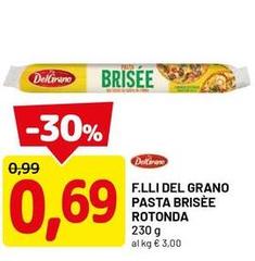 F.lli del grano - Pasta Brisee Rotonda