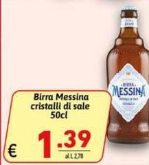 Messina - Birra Cristalli Di Sale