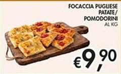 Focaccia Pugliese Patate/Pomodorini