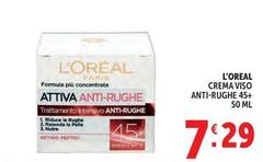 L'Oreal - Crema Viso Anti-Rughe 45+