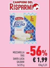 Galbani - Mozzarella Tris Santa Lucia