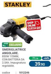 Stanley - Smerigliatrice Angolare 