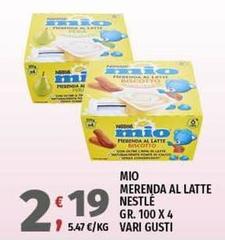 Nestlè - Mio Merenda Al Latte