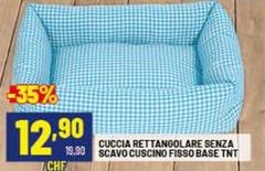 Cuccia Rettangolare Senza Scavo Cuscino Fisso Base Tnt