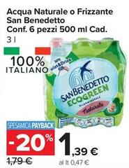 San Benedetto - Acqua Naturale O Frizzante
