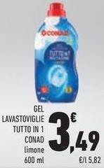 Conad - Gel Lavastoviglie Tutto In 1