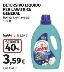 General - Detersivo Liquido Per Lavatrice