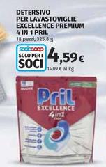 Pril - Detersivo Per Lavastoviglie Excellence Premium 4 In 1