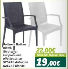 Solo - Poltrona Rattan Bistro