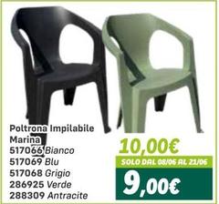 Blu - Poltrona Impilable Marina
