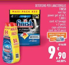Finish - Detersivo Per Lavastoviglie