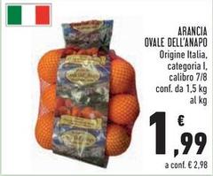 Origine - Arancia Ovale Dell'anapo