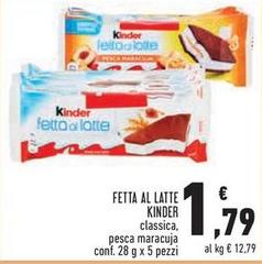 Kinder - Fetta Al Latte