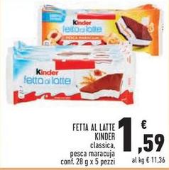 Kinder - Fetta Al Latte