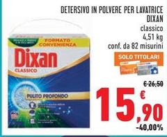 Dixan - Detersivo In Polvere Per Lavatrice