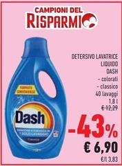Dash - Detersivo Lavatrice Liquido