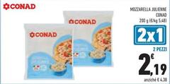 Conad - Mozzarella Julienne